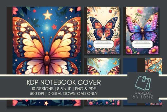 Download Butterly KDP Notebook Cover - Cover Collection